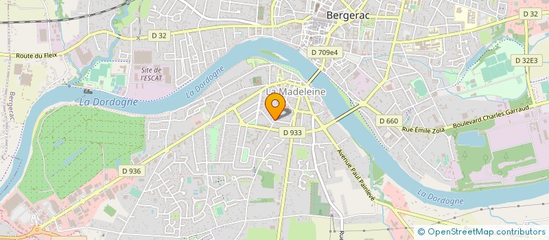 localisation de l'entreprise ASSO PARI RIVE GAUCHE à BERGERAC