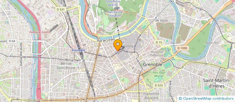 localisation de l'entreprise ASSO PASTORALE EVANGELIQUE AGGL GRENOBLE  GRENOBLE