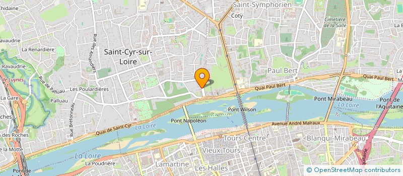 localisation de l'entreprise ASSO PAWRIFIK  SAINT-CYR-SUR-LOIRE