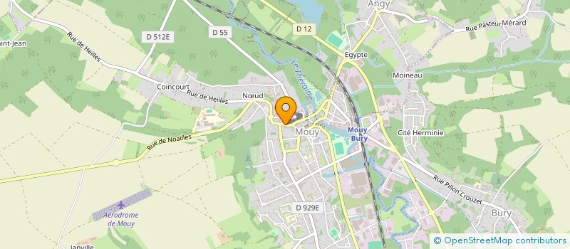 localisation de l'entreprise ASSO PECHE ET PISSICULTURE à MOUY