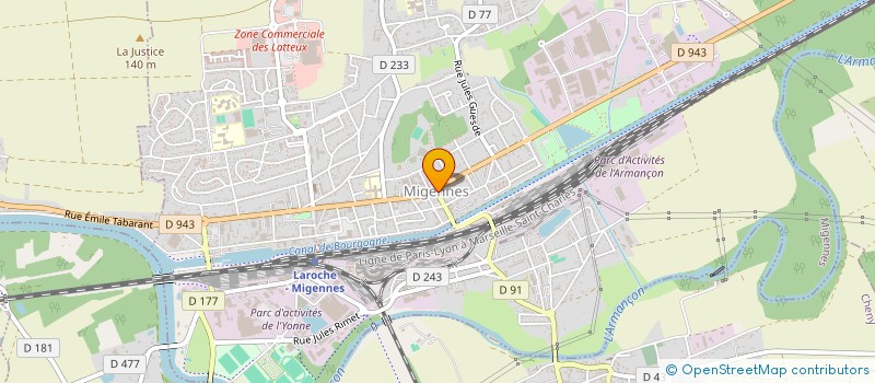 localisation de l'entreprise ASSO PECHE PROTECTION MILIEU AQUATIQUE à MIGENNES