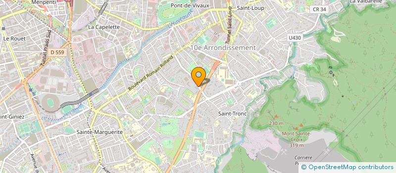 localisation de l'entreprise ASSO PEP GBTC à MARSEILLE