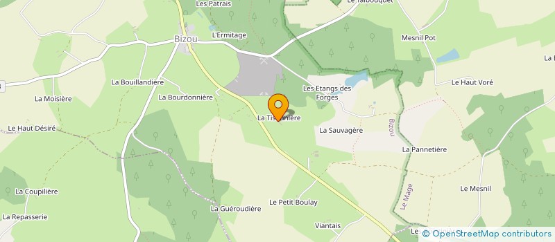 localisation de l'entreprise ASSO PERCHERON CHASSE NATURE à BIZOU
