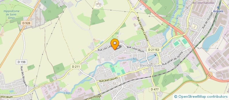 localisation de l'entreprise ASSO PERFECTION INFO MEDECINS AUDOMAROIS  BLENDECQUES