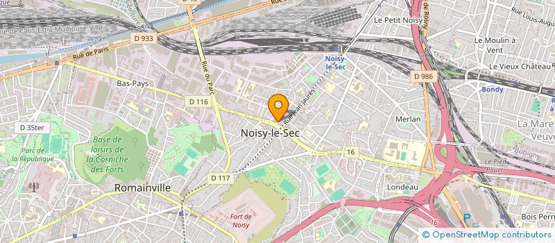 localisation de l'entreprise ASSO PERSONNEL IMPOTS NOISY O à NOISY-LE-SEC