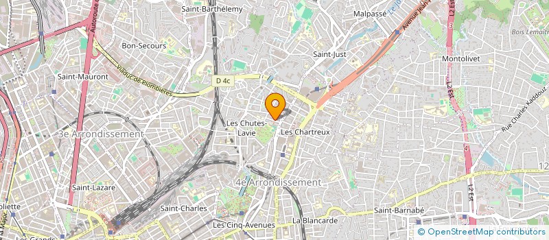 localisation de l'entreprise ASSO PHOCEA SOLIDARITE  MARSEILLE
