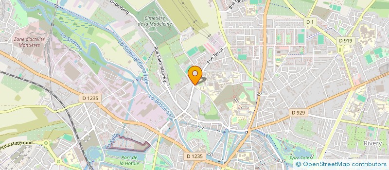 localisation de l'entreprise ASSO PICARDE ENSEIGNEMENT SOINS URGENCE  AMIENS