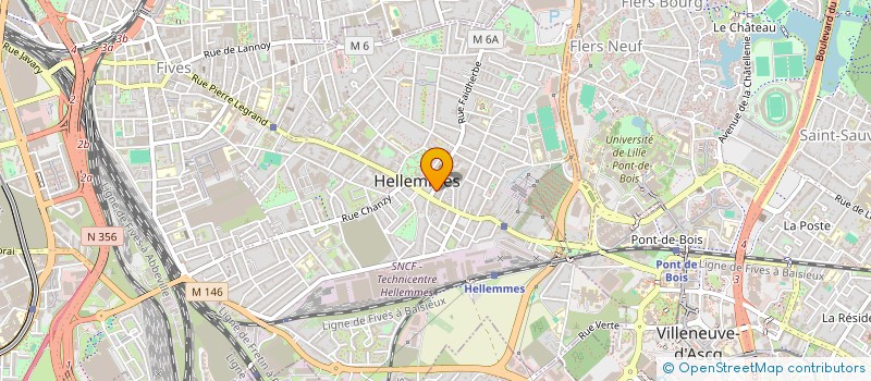 localisation de l'entreprise ASSO PICH à LILLE