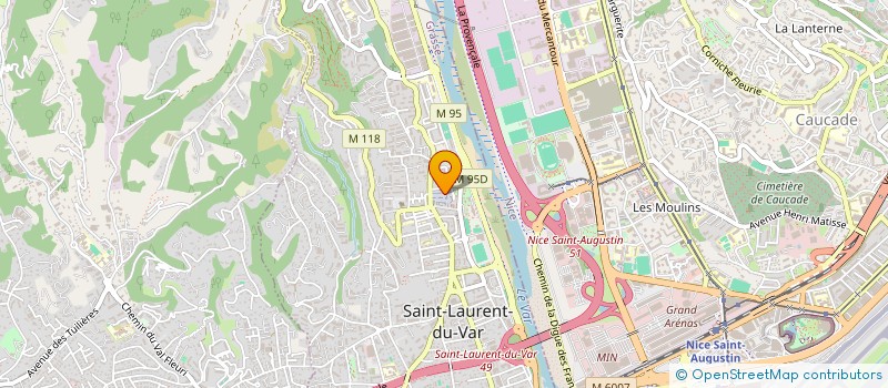localisation de l'entreprise ASSO PIMIENTAS CULTURA FLAMENCA à SAINT-LAURENT-DU-VAR