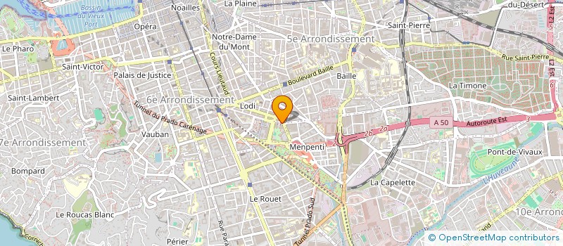 localisation de l'entreprise ASSO PLUS  MARSEILLE
