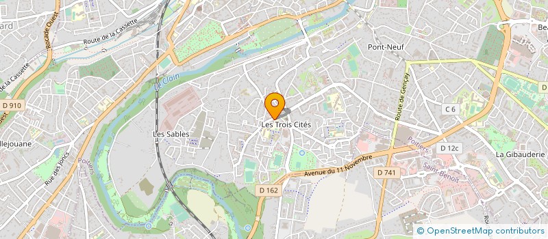 localisation de l'entreprise ASSO POITEVINE PROMO LECTURE & SPORT à POITIERS