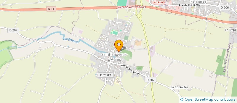 localisation de l'entreprise ASSO POUR ANIMATION CANTONALE  SAINT-SAUVEUR-D'AUNIS