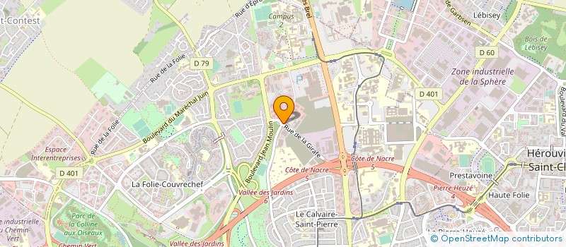 localisation de l'entreprise ASSO POUR DIFFUSION CINEMA MILIEU RURAL à CAEN