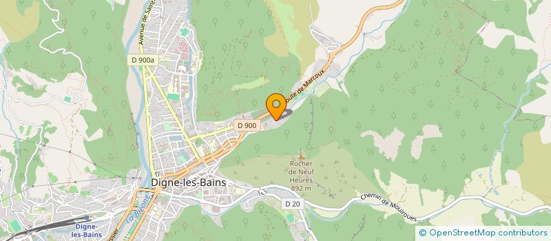 localisation de l'entreprise ASSO POUR L ETUDE DES POETIQUES ADMINISTRATIVES à DIGNE-LES-BAINS