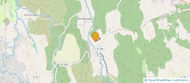 localisation de l'entreprise ASSO POUR LA SAUVEGARDE DU MASSIF FORESTIER DE PONT DE RHAUD CORNILLON CONFOUX GRANS MIRAMAS ST CHAMAS à CORNILLON-CONFOUX