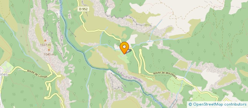 localisation de l'entreprise ASSO POUR LA SAUVEGARDE DU PATRIMOINE DE LA PALUD SUR VERDON 04 à LA PALUD-SUR-VERDON