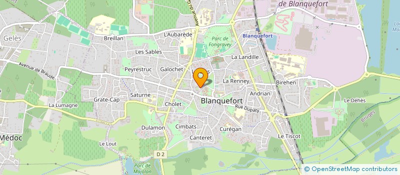 localisation de l'entreprise ASSO POUR LE PORT & LE COMPLEXE NAUTIQUE à BLANQUEFORT
