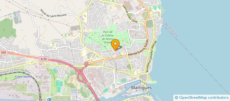 localisation de l'entreprise ASSO POUR LES ENFANTS MALADES GENETIQUEMENT  MARTIGUES