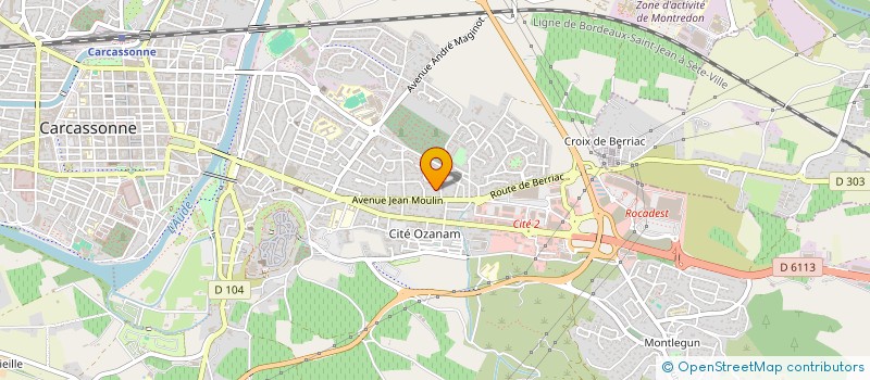 localisation de l'entreprise ASSO POUR LES MEDIATEURS DE PAIX AMPAIX à CARCASSONNE