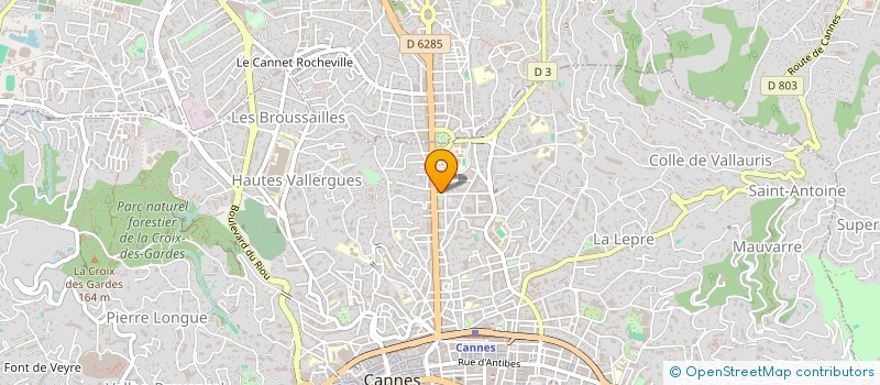 localisation de l'entreprise ASSO POUR SAUVEGARDE PRESTIGE CANNOIS à CANNES