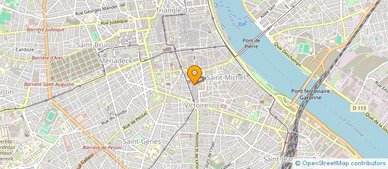 localisation de l'entreprise ASSO POUR UNE DEMOCRATIE LOCAL à BORDEAUX