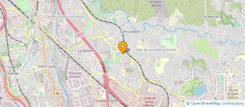 localisation de l'entreprise ASSO POUR VIVRE MIEUX à MARSEILLE