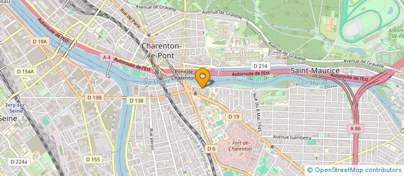 localisation de l'entreprise ASSO PR CREAT DIFFUS ART à MAISONS-ALFORT