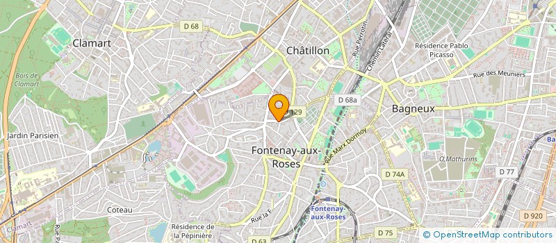 localisation de l'entreprise ASSO PREVOYANCE RETRAITE DES MILITAIRES à FONTENAY-AUX-ROSES