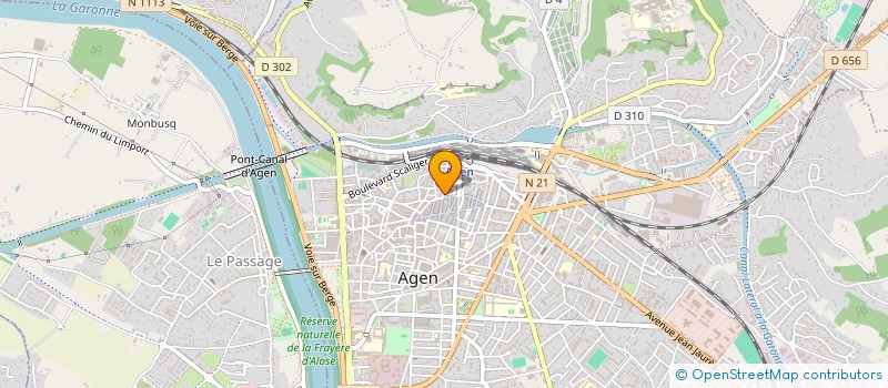 localisation de l'entreprise ASSO PROMO LOT & GARONNE à AGEN