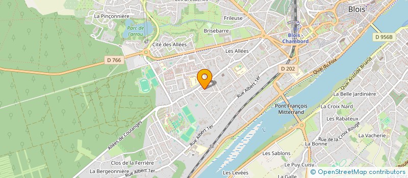 localisation de l'entreprise ASSO PROMOTION ACTIONS SOCIALES EDUCATIV à BLOIS