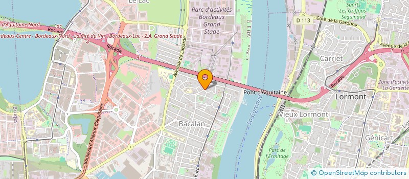 localisation de l'entreprise ASSO PROMOTION DE LA CHASSE EN AQUITAINE à BORDEAUX