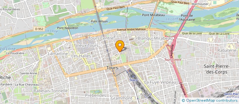 localisation de l'entreprise ASSO PROTECT MONUM HISTORIQUE à TOURS
