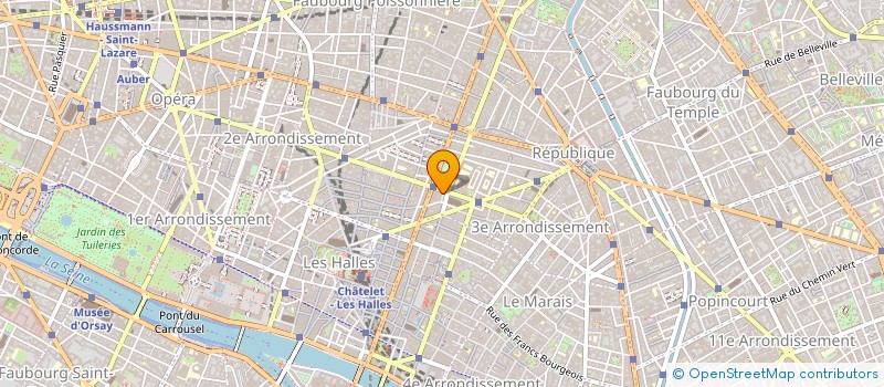 localisation de l'entreprise ASSO PROTECTION REINSERT ARTIST SEROP à PARIS