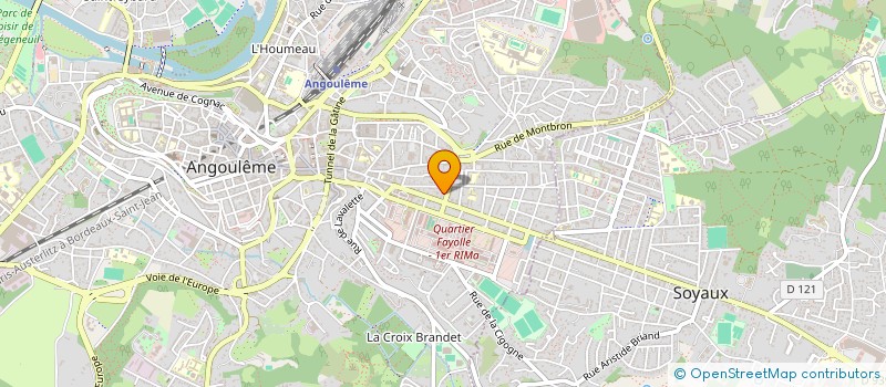 localisation de l'entreprise ASSO PROTESTANTE POUR LA VALORISATION DE LA BANDE DESSINEE à ANGOULEME