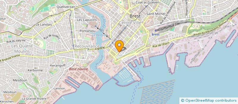 localisation de l'entreprise ASSO.QUARTIER CENTRE BREST à BREST