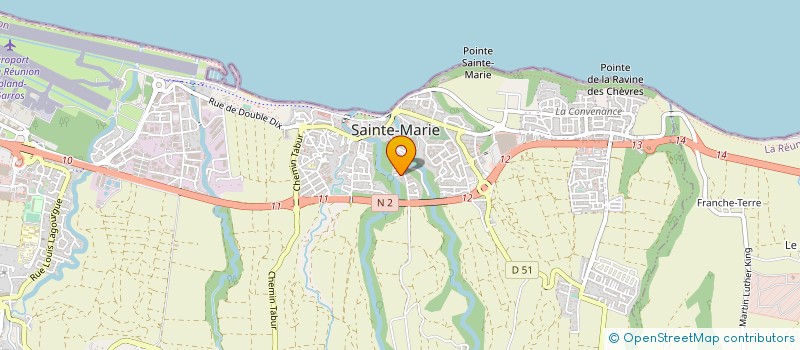 localisation de l'entreprise ASSO RADIO ASSIS ROUT TROPICA FM à SAINTE-MARIE