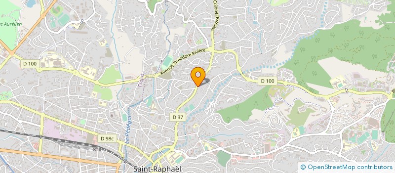 localisation de l'entreprise ASSO RADIO T DU LA GAILLARDE à SAINT-RAPHAEL