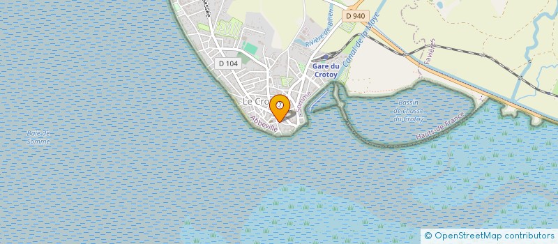 localisation de l'entreprise ASSO RAMASSEURS SALICORNES BAIE DE SOMME à LE CROTOY