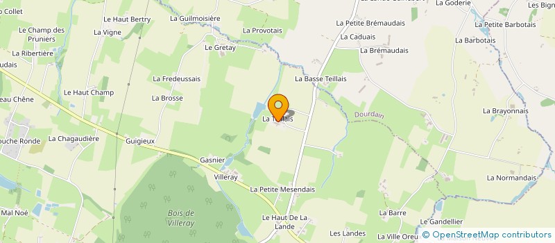 localisation de l'entreprise ASSO RDF  LA BOUEXIERE