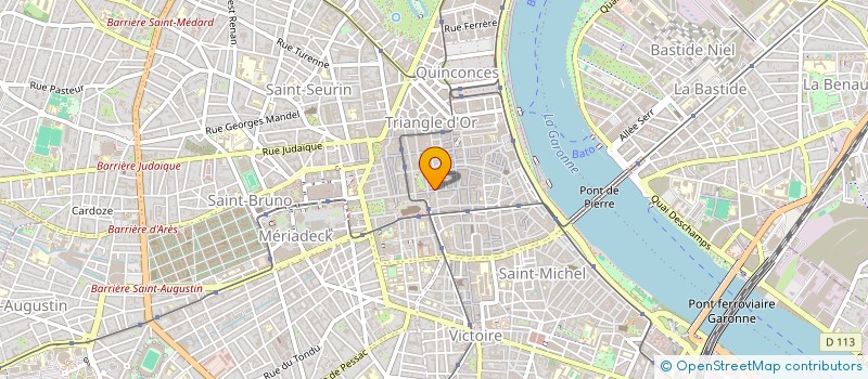 localisation de l'entreprise ASSO RECH CLINI EN ALLERG ASTHMOLO DE BX à BORDEAUX