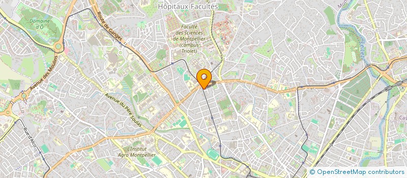 localisation de l'entreprise ASSO RECHER NEURO LANGU ROUSSI à MONTPELLIER