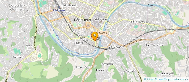 localisation de l'entreprise ASSO RECHERCHE CLINIQUE DE FRANCHEVILLE à PERIGUEUX