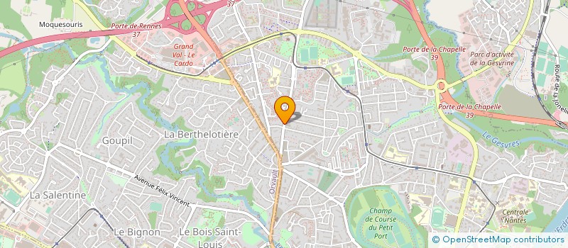 localisation de l'entreprise ASSO RECHERCHE ET FORMATION à NANTES
