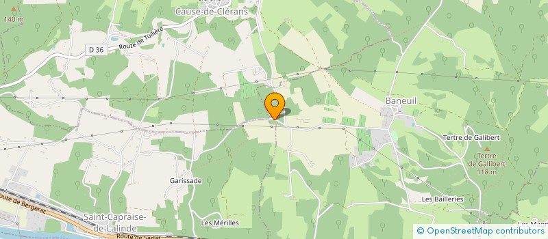 localisation de l'entreprise ASSO RECHERCHE HISTORIQUE SITES TRADITIO  LALINDE