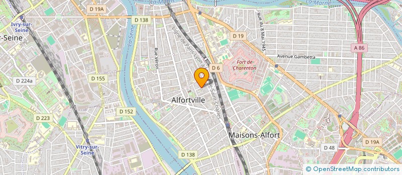 localisation de l'entreprise ASSO.RECHERCHE PEDAGOGIQUE EN ENTREPRISE à ALFORTVILLE
