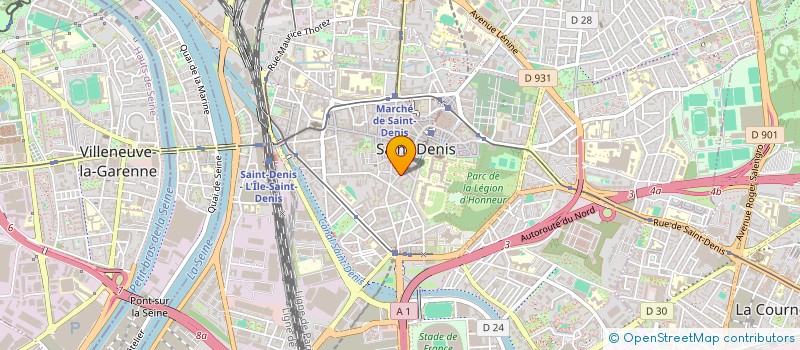 localisation de l'entreprise ASSO REGARDS EN MOUVEMENT à SAINT-DENIS