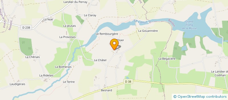 localisation de l'entreprise ASSO RENNAISE  TREFFENDEL