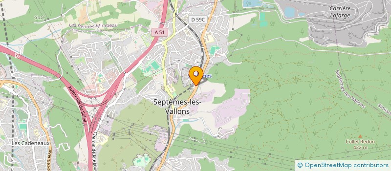 localisation de l'entreprise ASSO REPUB ANCIENS COMB VICT GUERRE COMB AMITIE SOLIDARITE MEMOIRE ANTIFASCISME PAIX SECT SEPTEMES à SEPTEMES-LES-VALLONS