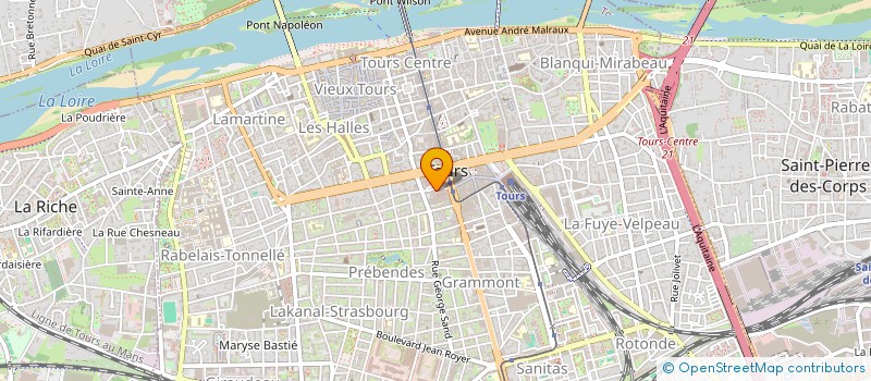localisation de l'entreprise ASSO RESIDENCE AVEC SERVICES L ORANGERIE à TOURS