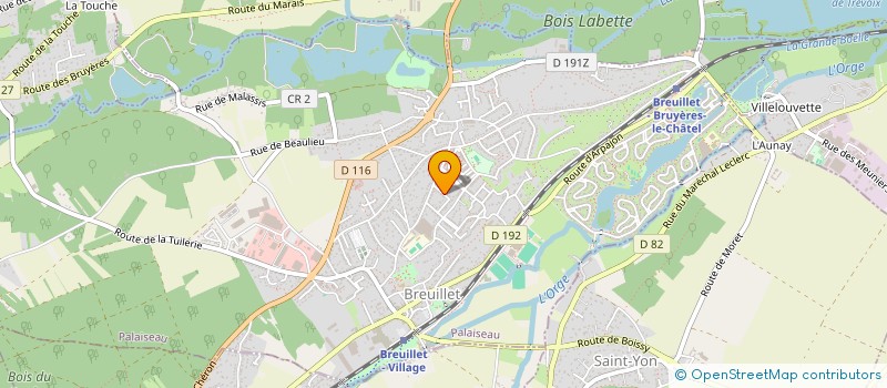 localisation de l'entreprise ASSO RESSOURCERIE  BREUILLET